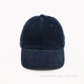 Winter 6 paneel corduroy honkbal pet